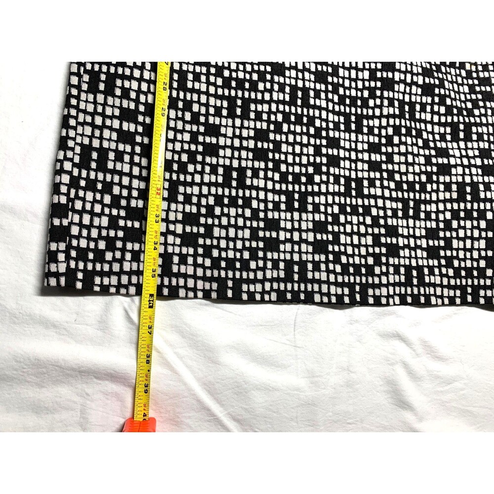 Adrianna Papell Dress Womens 8P Geometric Pixel Sleeveless Sheath Lined Career - Picture 6 of 8